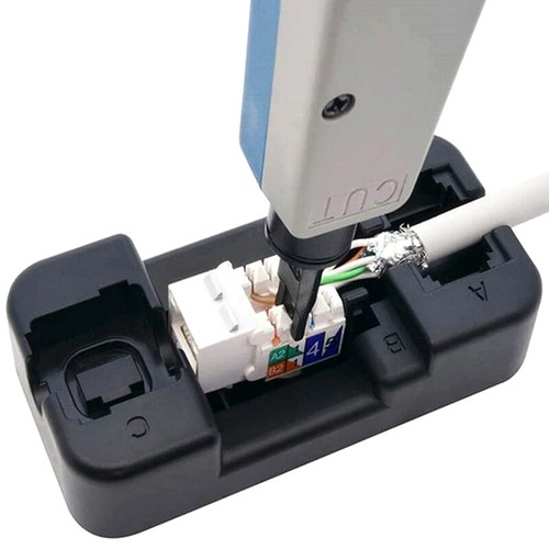 Universal RJ45 Cat6/Cat5E/Rj11/12 Keystone Jack Punch Down Stand Wiring TooK _ou - Afbeelding 11 van 11