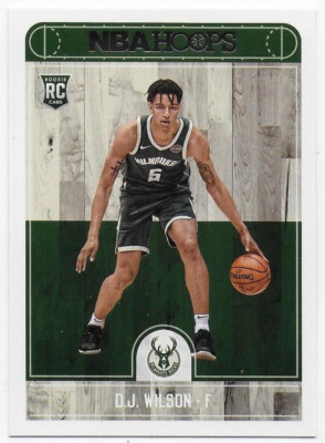 2017-18 Hoops #267 D.J. Wilson RC - Milwaukee Bucks