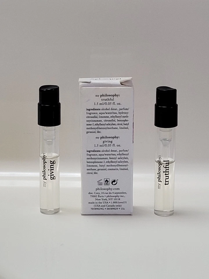 Philosophy: Truthful & Giving 2 EDP Samples - 1.5 ml each - Image 2 of 4
