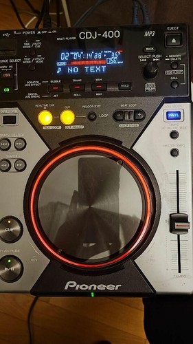 Pioneer DJ CDJ-400 Pair Digital CD MP3 Player DJ Turntable Set of 2 Tested Used - Picture 12 of 14