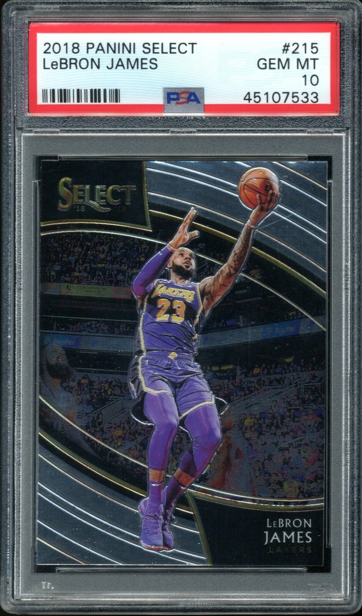 2018-19 Lebron James Panini Select Courtside #215 PSA 10 GEM MINT