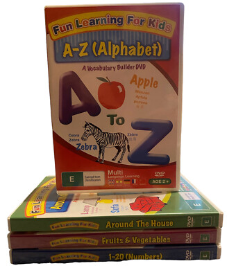 Fun Learning For Kids Multi Buy Alphabet, Numbers, House