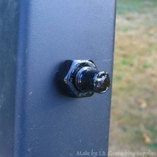 3pcs Black Magnetic Fake Bolt End Geocache Containers