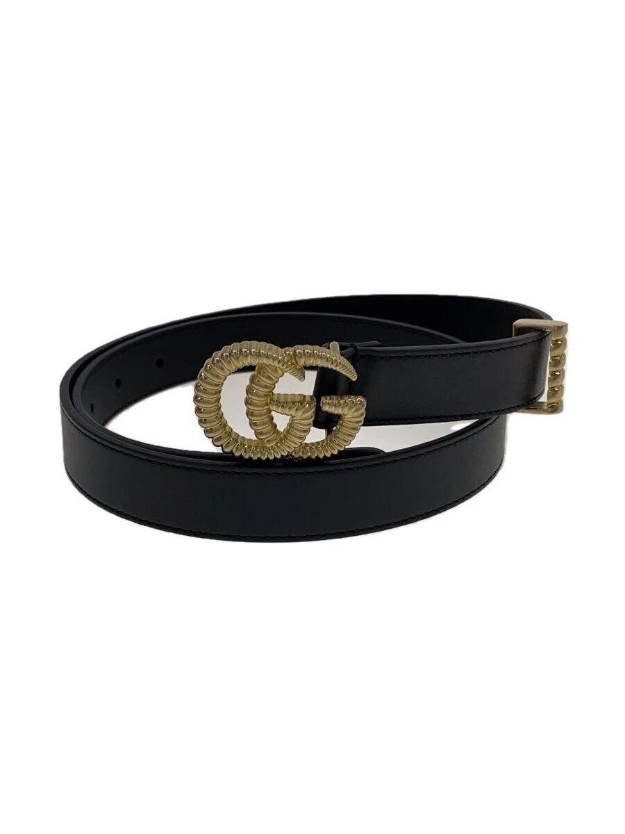 Ceinture GUCCI marmotte GG noire femme 524103 occasion