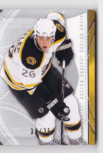 BLAKE WHEELER 2009-10 SP Game Used Authentic Patch Boston Bruins 30 / 35 NM - MT - Picture 4 of 4