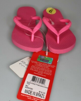 Havaianas Girls Sz 9C Flip Flop Sandals