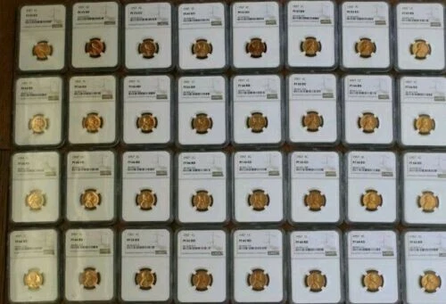 Proof Lincoln Wheat Penny Cent PF66RD