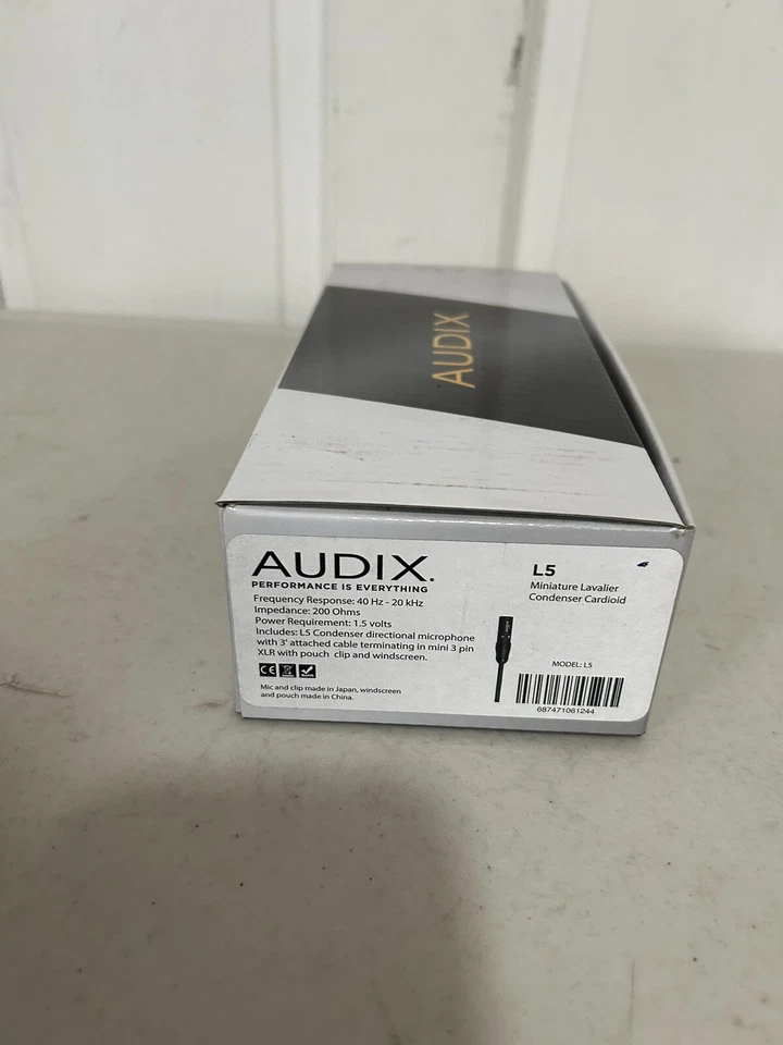 Audix L5 Micro-Sized Lavalier Microphone Audix L5 Audix Microphone - Image 4 of 4