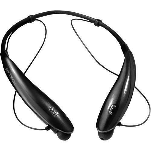 Bytech Byaubo105bk Wireless Bluetooth Earbud Neckband Headphones