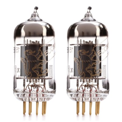New Matched Pair Reissue Genalex Gold Lion 12AX7 / ECC83 / B759 GOLD PIN FREE SH