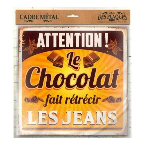 Rééditions de plaques émaillées publicitaires de collection chocolat
