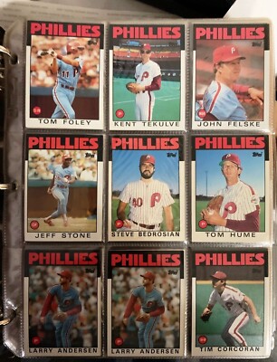 phillies baseball card binder Phillies Mini Notebooks | Baseball Team | Favorite Sports Team Gift | Sports Fans | Gifts for Him