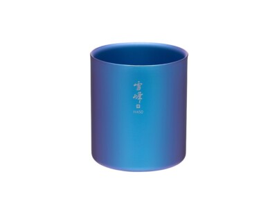 Snow Peak Online Limited Edition Stacking Mug H450 blue heat and cold NEU Japan