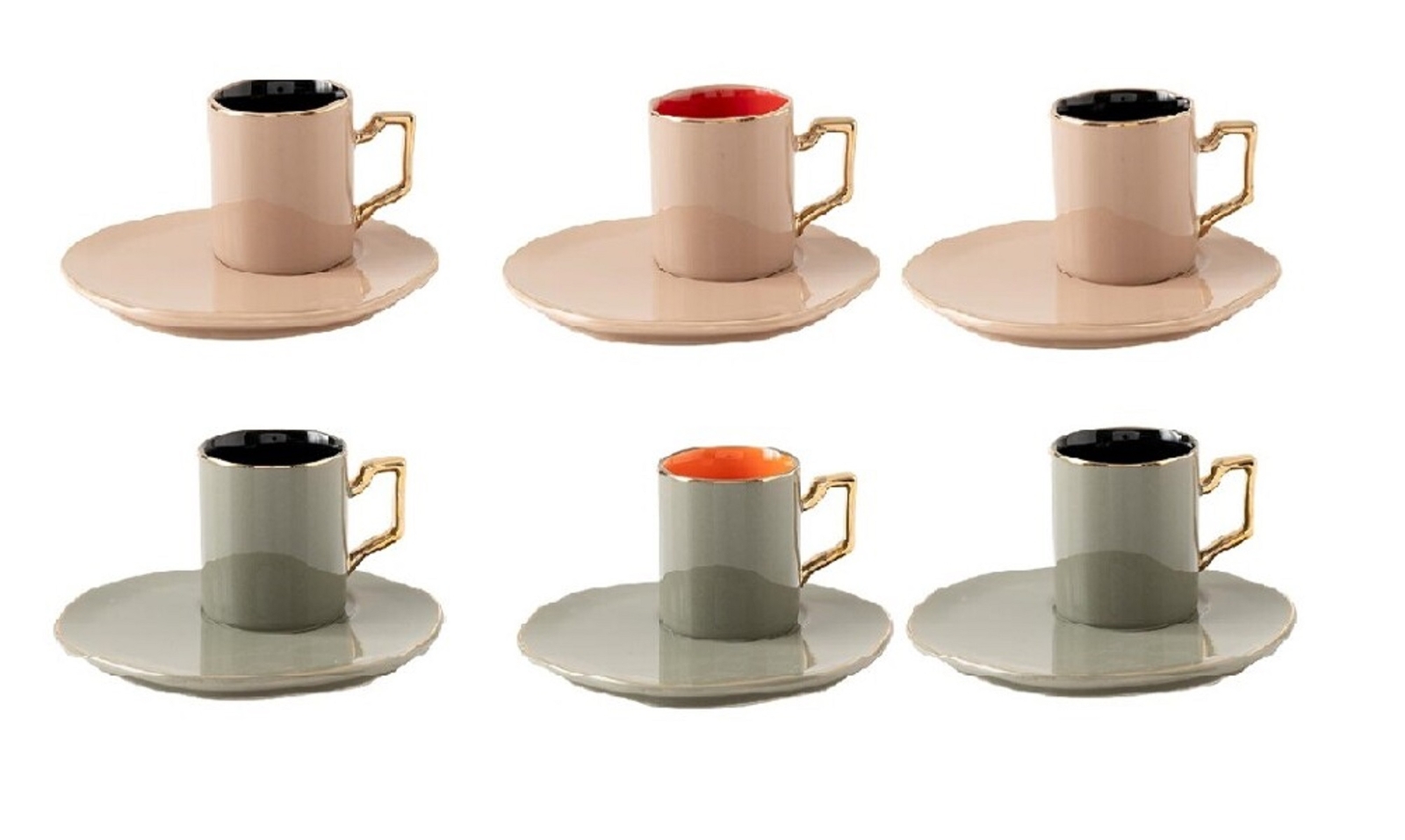 Элегантный кофейный сервиз Schfer Mokka на 12 чашек в темно-розовом цвете 10990₽