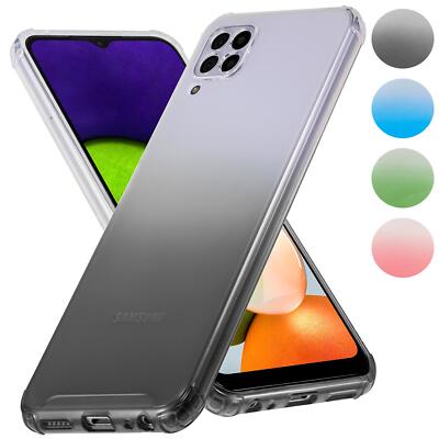 Farbverlauf Handy Hülle für Samsung Galaxy A12 M12 Case Slim Schutzhülle Cover
