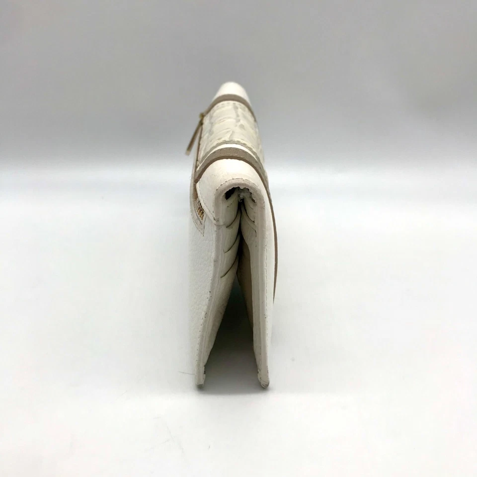 Cartera Melbourne Brahmin blanca y macarrón dama viñedo cuero en relieve cocodrilo Foto 4 de 4