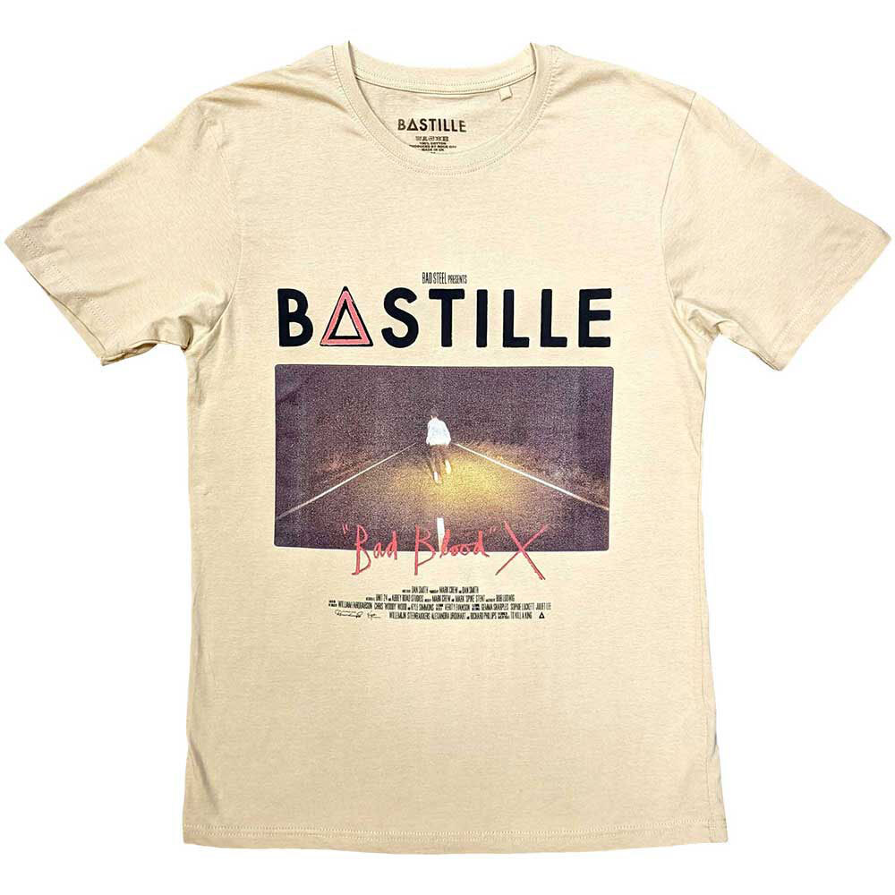 Bastille Bad Blood Band Logo Graphic Tee for Fans