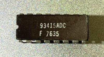 Fairchild 93415A-DC 102x1-Bit TTL Fully Decoded Random Access Memory Vintage IC