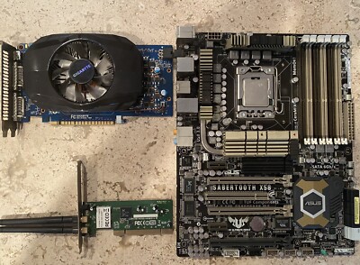 MOBO: Asus Sabertooth X58- CPU: Intel i7 960 3.20 GHZ - GPU