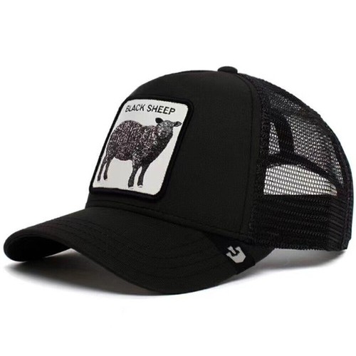 Cappello da baseball unisex ricamo animale fattoria camionista maglia snapback hip hop Sunhat- - Foto 8 di 35