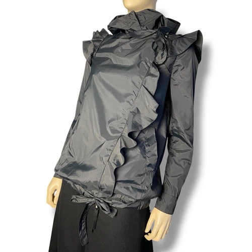 Giacca leggera donna nylon nero VALENTINO taglia 40it S