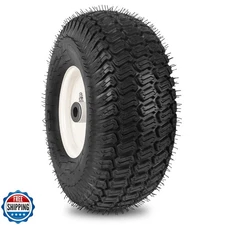 phepetroll 15x6.00-6nhs Lawn Mower Front Tire 4 Ply Tubeless 15x6x6 Lawn Mowe