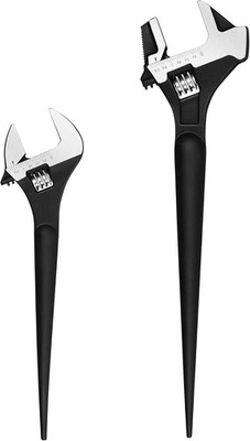 MAXPOWER Spud Wrenches Set 12 Inch & 16 Inch Reversible Jaw