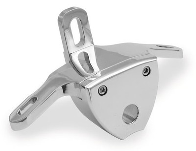 Pro-One Performance Key Switch Bracket - Chrome Motorcycle Street Bike 204550