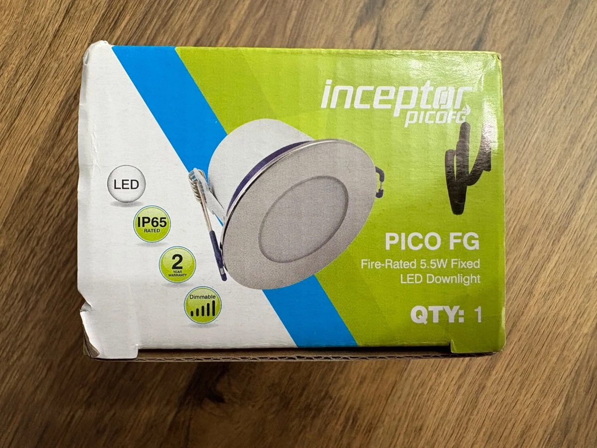 Ovia Inceptor PicoFG Fuego Clasificado 5.5w LED Regulable IP65 Fijo - Cromo