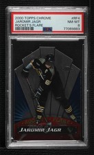 2000-01 Topps Chrome Rocket's Flare Jaromir Jagr #RF4 PSA 8 02v3