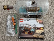 Lego Ideas Ship In A Bottle 21313 Set Complete No Box And Instructions - Used