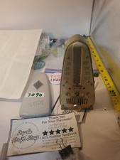 Vintage Wittner Taktell Metronom Wind-up Metronome Brown W. Germany Works 1950s