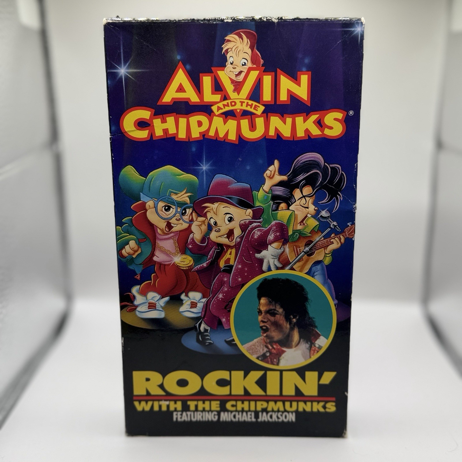 Alvin & The Chipmunks Rockin With The Chipmunks VHS Michael Jackson Rare
