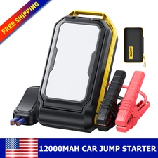 AUXITO 12000mAh Car Jump Starter Jumper Box Power Bank Battery Charger 4000A New