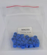 Lot of 29 each Beckman Coulter 966233 Blue Conical Tubing Gasket Fitting Ferrule