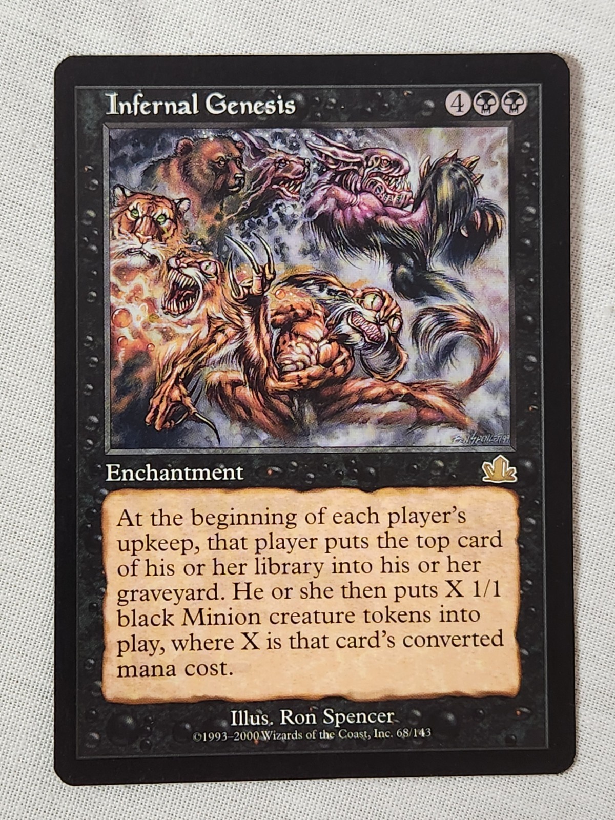 NM Infernal Genesis Prophecy Mtg Magic the Gathering