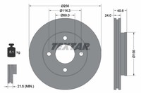 2Er Set Bremsscheiben Textar 92134803 Mitsubishi 4544200001 4605A068 A4544200001