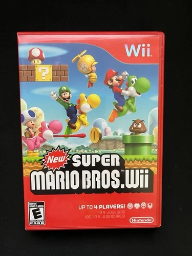 New Super Mario Bros. Wii (Nintendo Wii, 2009) Complete
