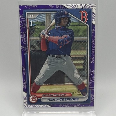 Bowman 2024 Prospects Yoeilin Cespedes BP-139 Purple Pattern /199 RC