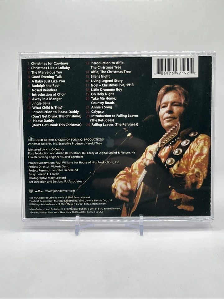 JOHN DENVER - ' CHRISTMAS IN CONCERT '  (CD) FAST POST - Изображение 2 из 4