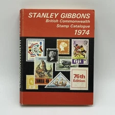 Stanley Gibbons British Commonwealth Stamp Catalogue 1974 HC Philately Ephemera