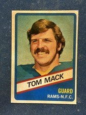 1976 Wonder Bread #10 Tom Mack Los Angeles Rams VG