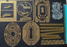 ANNA GRIFFIN Huge Lot Baroque Fancy Frames Borders Labels Sentiments Ornate Dies