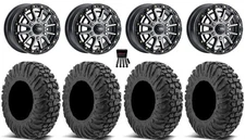ITP SD10 Beadlcok 16" Wheels Black 32" MotoVator Tires Can-Am Maverick R