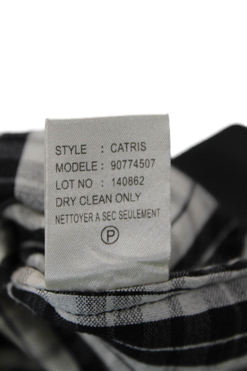 Theory Women Basic Striped Collared Button-Up Bla… - image 6