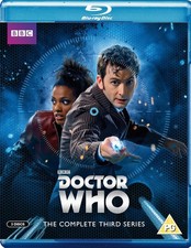 DOCTOR WHO THE COMPLETE THIRD SERIES Blu-ray UK EDITION 3-DISCS Region B