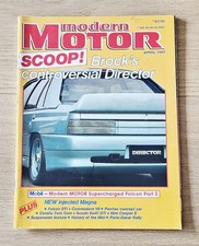 MODERN MOTOR MAGAZINE APRIL 1987 HOLDEN BROCK DIRECTOR MAGNA MERCEDES PONTIAC