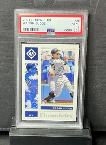 2021 Chronicles #25 Aaron Judge PSA 9 POP 1