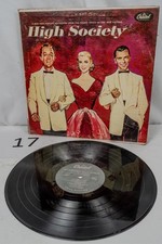 HIGH SOCIETY 1956 Original Soundtrack LP Capitol W-750 Sinatra Crosby Kelly VG
