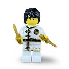 LEGO NINJAGO Cole Mini Figure White Wu-Cru Training Gi